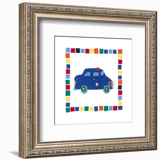 Police Car-Sophie Harding-Framed Art Print