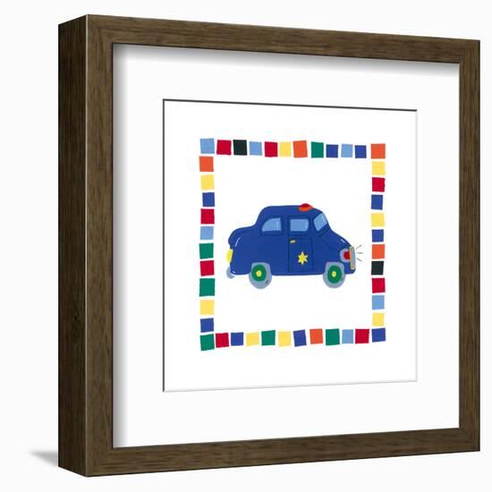 Police Car-Sophie Harding-Framed Art Print