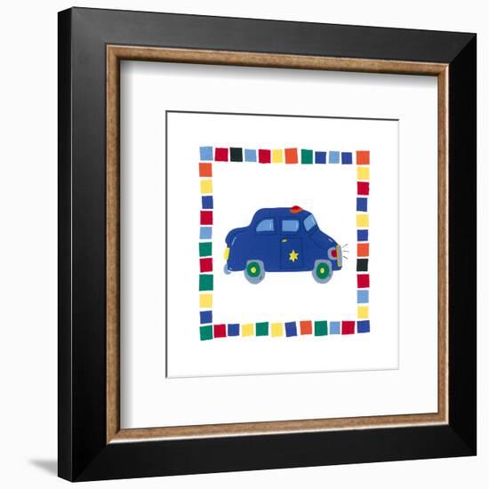 Police Car-Sophie Harding-Framed Art Print