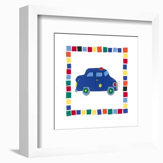 Police Car-Sophie Harding-Framed Art Print