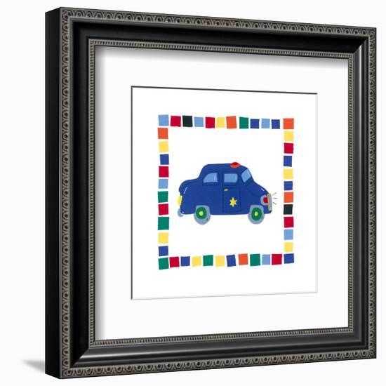 Police Car-Sophie Harding-Framed Art Print