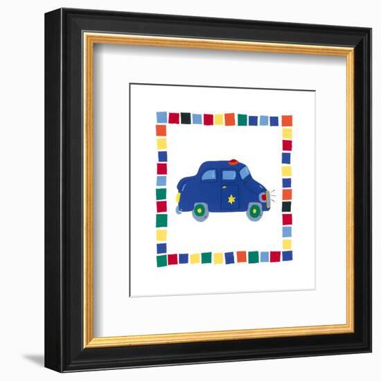 Police Car-Sophie Harding-Framed Art Print