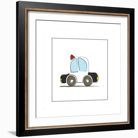 Police Car-null-Framed Giclee Print