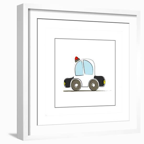 Police Car-null-Framed Giclee Print