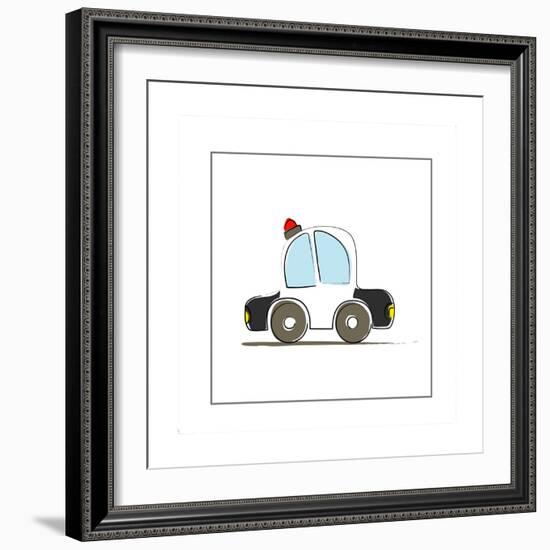 Police Car-null-Framed Giclee Print