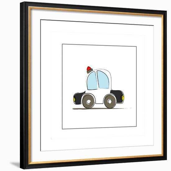 Police Car-null-Framed Giclee Print