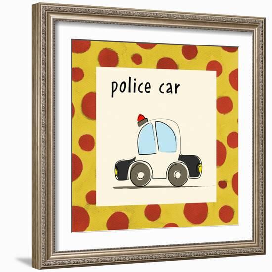 Police Car-null-Framed Giclee Print