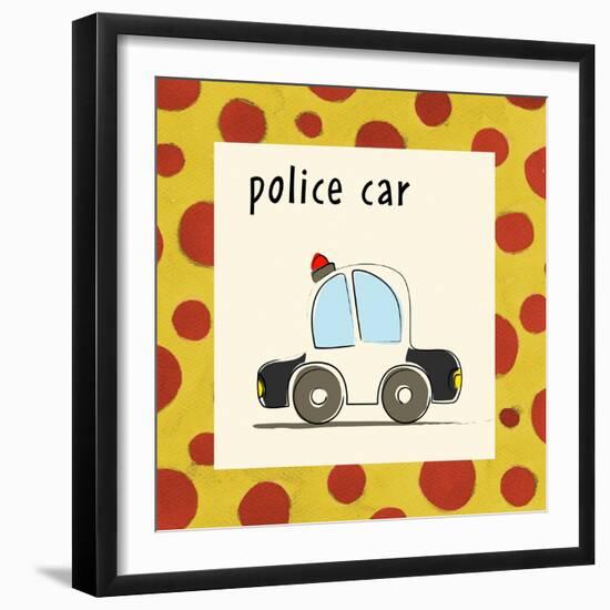 Police Car-null-Framed Giclee Print