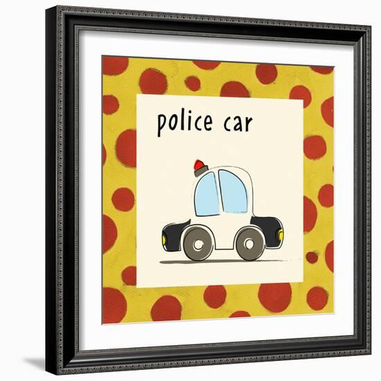 Police Car-null-Framed Giclee Print