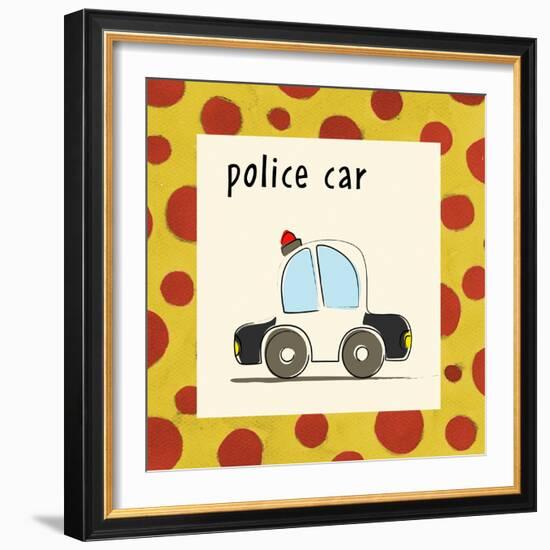 Police Car-null-Framed Giclee Print