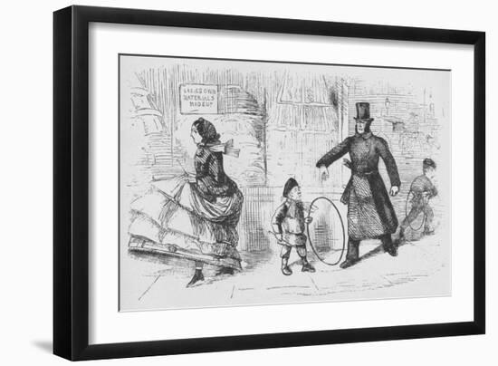 'Police Cartoon in the Weekly', c1859, (1938)-Unknown-Framed Giclee Print