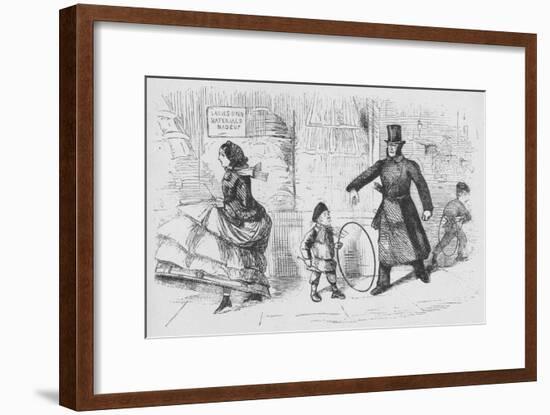 'Police Cartoon in the Weekly', c1859, (1938)-Unknown-Framed Giclee Print