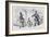 'Police Cartoon in the Weekly', c1859, (1938)-Unknown-Framed Giclee Print