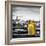 Police Emergency Call Box on the Walkway of the Brooklyn Bridge with Skyline of Manhattan-Philippe Hugonnard-Framed Photographic Print