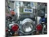 Police Harley Davidson Motorbike, New York City, New York, United States of America, North America-Hans Peter Merten-Mounted Photographic Print