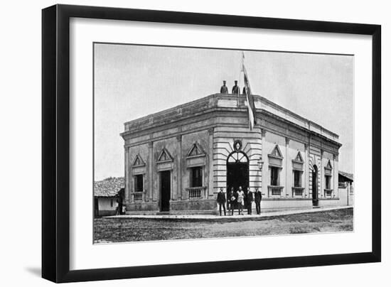 Police Magistrate's Office, Carapegua, Paraguay, 1911-null-Framed Giclee Print