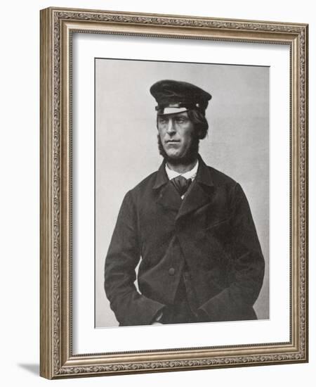 Police Mugshot of Fenian Prisoner Henry Hughes, Northallerton Gaol, North Yorkshire, 1865-66-null-Framed Giclee Print
