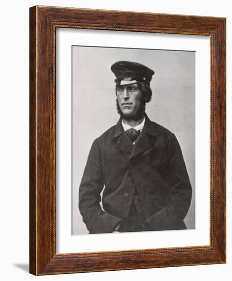 Police Mugshot of Fenian Prisoner Henry Hughes, Northallerton Gaol, North Yorkshire, 1865-66-null-Framed Giclee Print