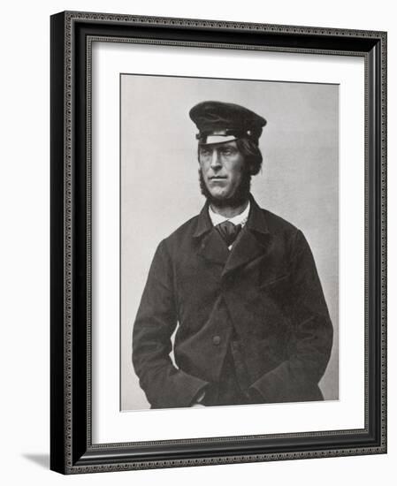 Police Mugshot of Fenian Prisoner Henry Hughes, Northallerton Gaol, North Yorkshire, 1865-66-null-Framed Giclee Print