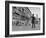 Police Officer Directing Traffic-Dmitri Kessel-Framed Photographic Print