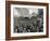 Police Officers Dispersing the Strike of Employees of Streetcar in New York, March 4, 1886. Engravi-Tarker-Framed Photographic Print