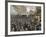 Police Officers Dispersing the Strike of Employees of Streetcar in New York, Usa, March 4, 1886-Prisma Archivo-Framed Photographic Print