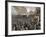 Police Officers Dispersing the Strike of Employees of Streetcar in New York, Usa, March 4, 1886-Prisma Archivo-Framed Photographic Print