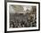 Police Officers Dispersing the Strike of Employees of Streetcar in New York, Usa, March 4, 1886-Prisma Archivo-Framed Photographic Print