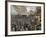 Police Officers Dispersing the Strike of Employees of Streetcar in New York, Usa, March 4, 1886-Prisma Archivo-Framed Photographic Print