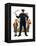 "Policeman and Boy with Slingshot,"March 15, 1930-Frederic Stanley-Framed Premier Image Canvas