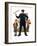 "Policeman and Boy with Slingshot,"March 15, 1930-Frederic Stanley-Framed Giclee Print