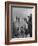 Policeman Directing Traffic in Front of the Reims Cathedral-Nat Farbman-Framed Photographic Print