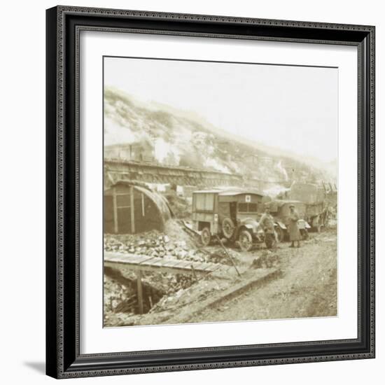 Policeman's-Hat-Hill, Curlu, Somme, northern France, c1914-c1918-Unknown-Framed Photographic Print