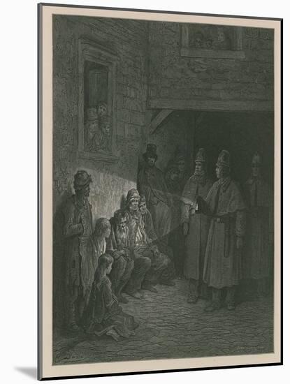 Policemen on the Beat-Gustave Doré-Mounted Giclee Print