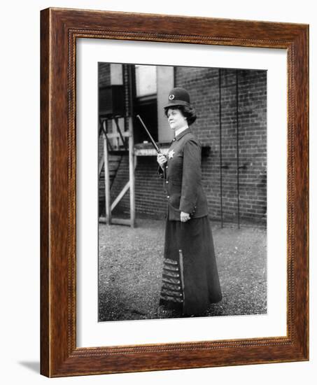 Policewoman, 1909-null-Framed Photographic Print
