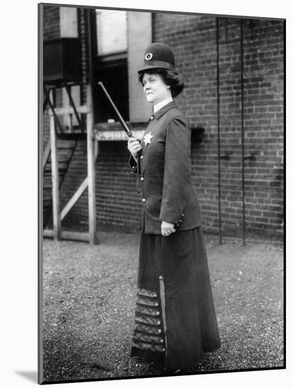 Policewoman, 1909-null-Mounted Photographic Print