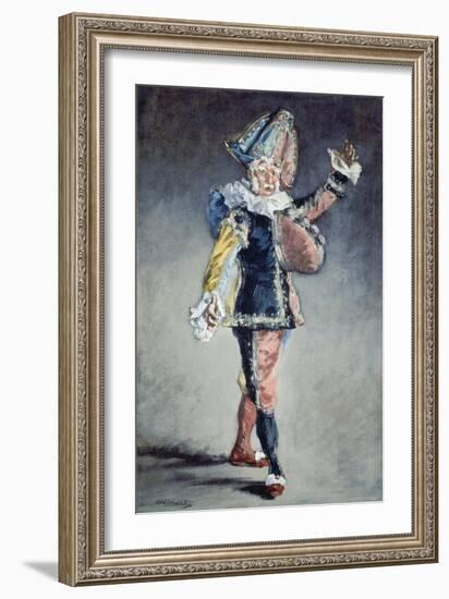 Polichinelle (Jumping Jack), 1873-Edouard Manet-Framed Giclee Print