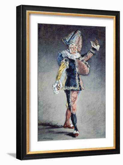 Polichinelle (Jumping Jack), 1873-Edouard Manet-Framed Giclee Print