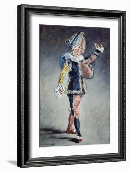 Polichinelle (Jumping Jack), 1873-Edouard Manet-Framed Premium Giclee Print