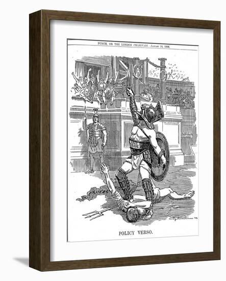 Policy Verso, 1906-Edward Linley Sambourne-Framed Giclee Print