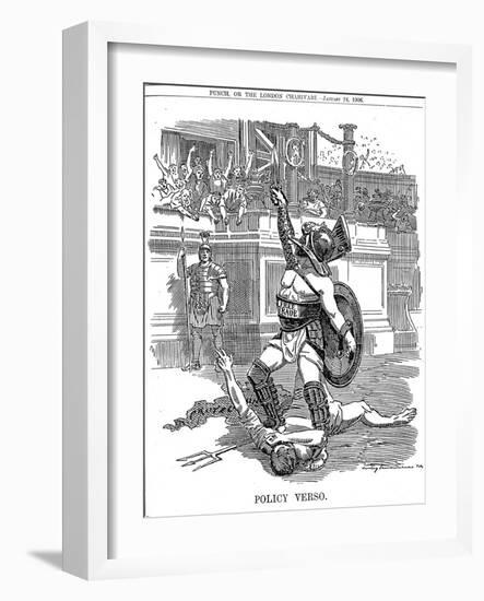 Policy Verso, 1906-Edward Linley Sambourne-Framed Giclee Print