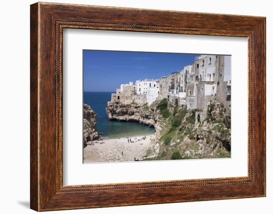 Polignano a Mare, Bari District, Puglia, Italy, Europe-Markus Lange-Framed Photographic Print