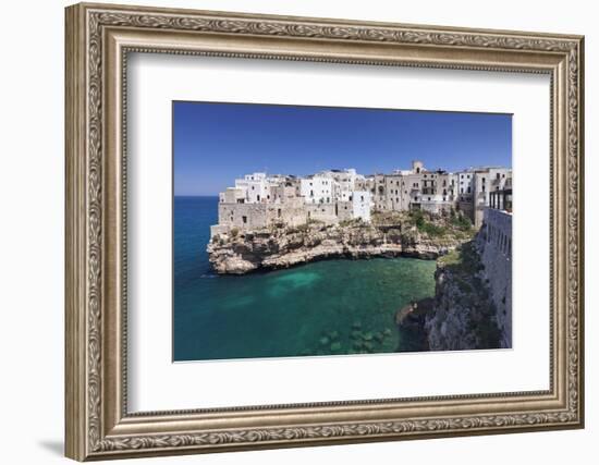 Polignano a Mare, Bari District, Puglia, Italy, Europe-Markus Lange-Framed Photographic Print