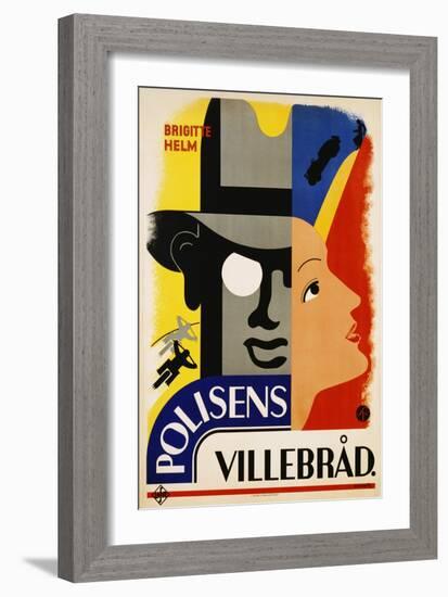 Polisens Villebrad Movie Poster-Donner-Framed Giclee Print