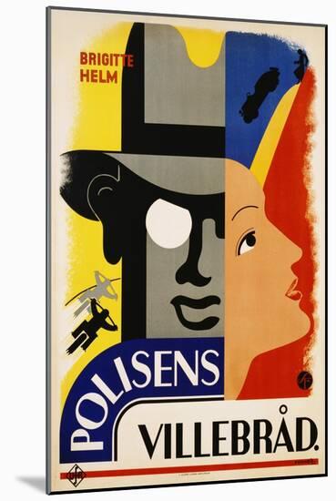 Polisens Villebrad Movie Poster-Donner-Mounted Giclee Print