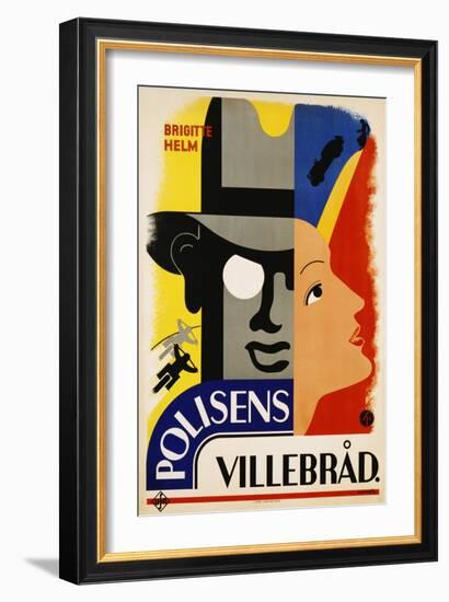 Polisens Villebrad Movie Poster-Donner-Framed Giclee Print