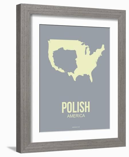 Polish America Poster 1-NaxArt-Framed Art Print