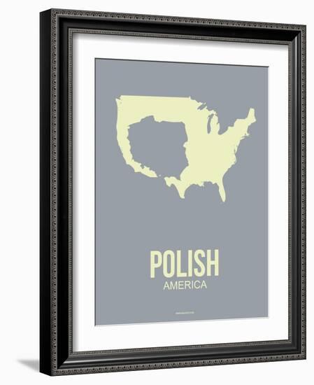 Polish America Poster 1-NaxArt-Framed Art Print