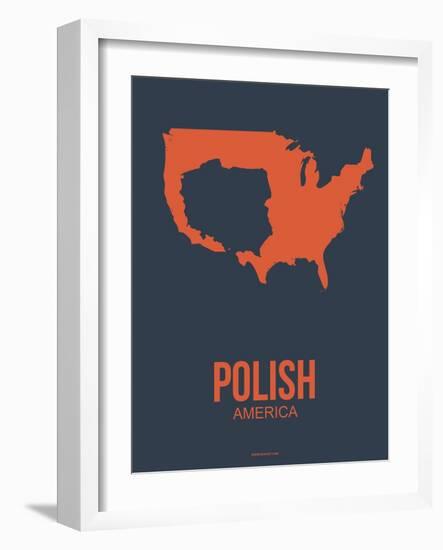 Polish America Poster 2-NaxArt-Framed Art Print