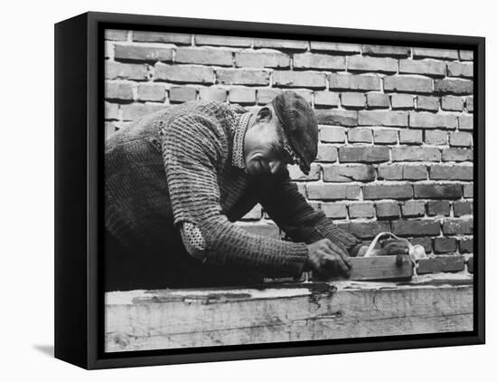 Polish Carpenter in Zakopano-Paul Schutzer-Framed Premier Image Canvas